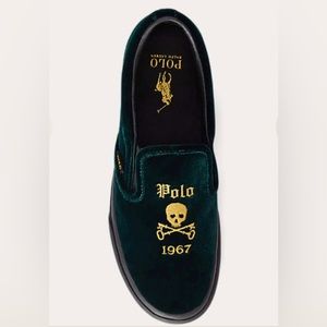 Polo Ralph Lauren Velvet Slip-On Sneaker